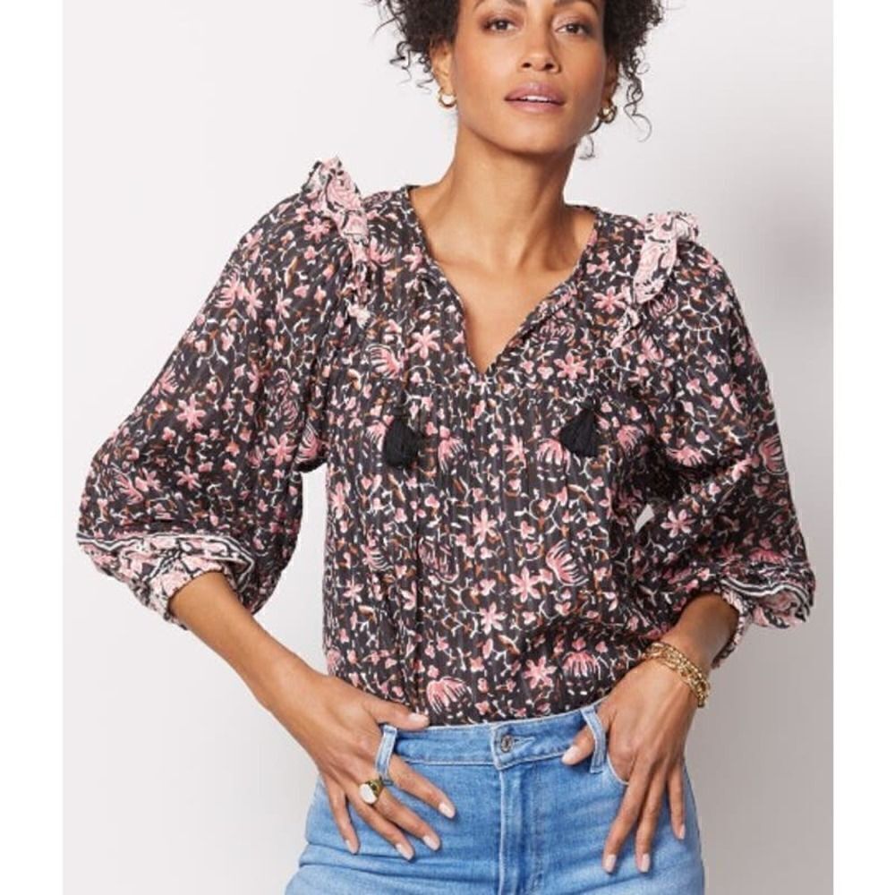 Cleobella Brynlee Organic Cotton Blouse NWT Sz. S
